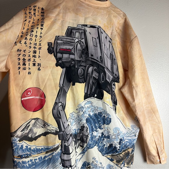 Shop Hoo Vintage Button Up Long Sleeve Robot Animal Shirt Size 4XL - Picture 6 of 9